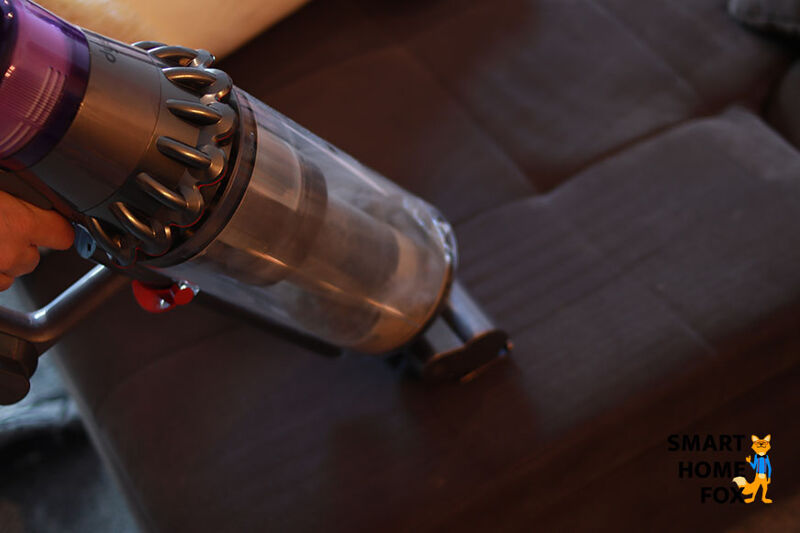 The Mini electric brush for vacuuming upholstery